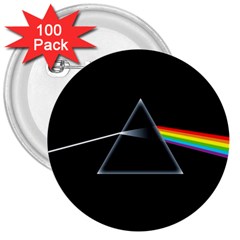 Pink Floyd  3  Buttons (100 Pack)  by Brittlevirginclothing