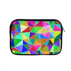 Triangles, Colorful Watercolor Art  Painting Apple Macbook Pro 15  Zipper Case