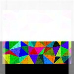 Colorful Triangles, oil painting art Rectangular Jigsaw Puzzl Front