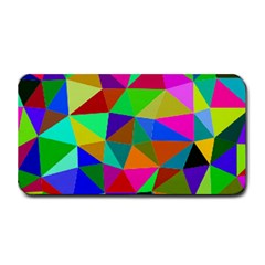 Colorful Triangles, Oil Painting Art Medium Bar Mats