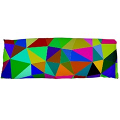 Colorful Triangles, Oil Painting Art Body Pillow Case (dakimakura)