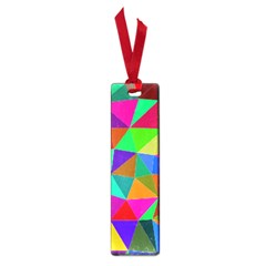 Colorful Triangles, Oil Painting Art Small Book Marks