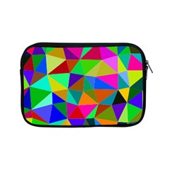 Colorful Triangles, Oil Painting Art Apple Ipad Mini Zipper Cases