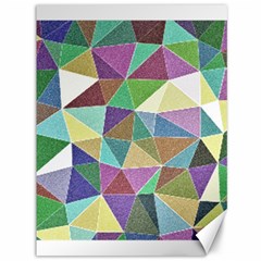 Colorful Triangles, Pencil Drawing Art Canvas 36  X 48   by picsaspassion