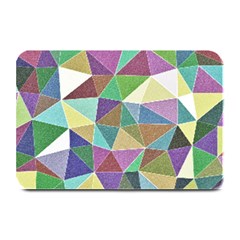 Colorful Triangles, Pencil Drawing Art Plate Mats