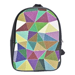 Colorful Triangles, Pencil Drawing Art School Bags (xl) 