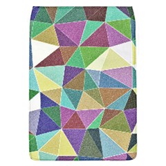 Colorful Triangles, Pencil Drawing Art Flap Covers (l)  by picsaspassion