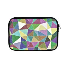 Colorful Triangles, Pencil Drawing Art Apple Ipad Mini Zipper Cases