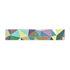 Colorful Triangles, Pencil Drawing Art Flano Scarf (mini)