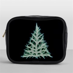 Christmas Fir, Green And Black Color Mini Toiletries Bags by picsaspassion