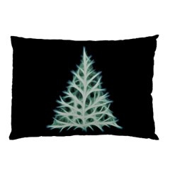 Christmas Fir, Green And Black Color Pillow Case (two Sides) by picsaspassion