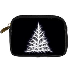 Christmas Fir, Black And White Digital Camera Cases by picsaspassion