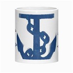 Blue Anchor,  Aquarel painting art Morph Mugs Center