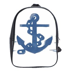 Blue Anchor,  Aquarel Painting Art School Bags (xl) 