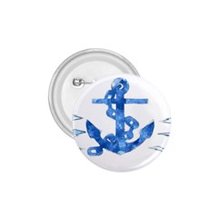 Anchor Aquarel Painting Art, Soft Blue 1 75  Buttons