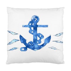 Anchor Aquarel Painting Art, Soft Blue Standard Cushion Case (two Sides)