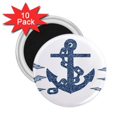 Anchor Pencil Drawing Art 2 25  Magnets (10 Pack) 