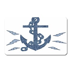 Anchor Pencil Drawing Art Magnet (rectangular) by picsaspassion