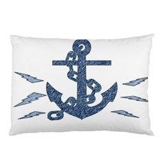 Anchor Pencil Drawing Art Pillow Case