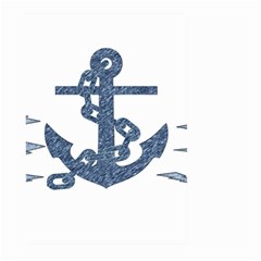 Anchor Pencil Drawing Art Large Garden Flag (two Sides) by picsaspassion