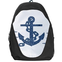 Anchor Pencil Drawing Art Backpack Bag