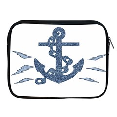 Anchor Pencil Drawing Art Apple Ipad 2/3/4 Zipper Cases by picsaspassion