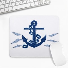 Blue Anchor Oil Painting Art Large Mousepads