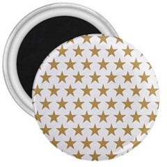 Golden Stars Pattern 3  Magnets by picsaspassion