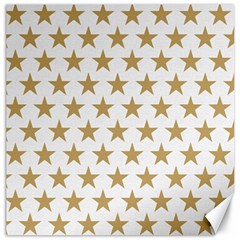 Golden Stars Pattern Canvas 20  X 20  