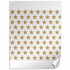 Golden Stars Pattern Canvas 36  X 48   by picsaspassion