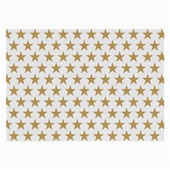 Golden Stars Pattern Large Glasses Cloth by picsaspassion