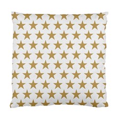 Golden Stars Pattern Standard Cushion Case (one Side)