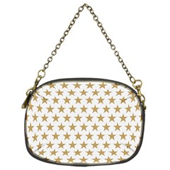 Golden Stars Pattern Chain Purses (two Sides) 