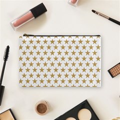 Golden Stars Pattern Cosmetic Bag (medium) 