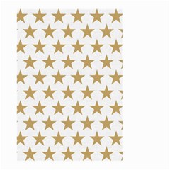 Golden Stars Pattern Small Garden Flag (two Sides)