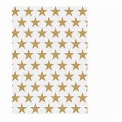 Golden Stars Pattern Large Garden Flag (two Sides)