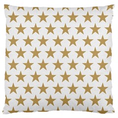 Golden Stars Pattern Large Cushion Case (one Side)