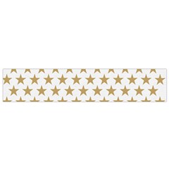 Golden Stars Pattern Flano Scarf (small) by picsaspassion