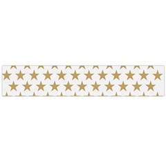 Golden Stars Pattern Flano Scarf (large)