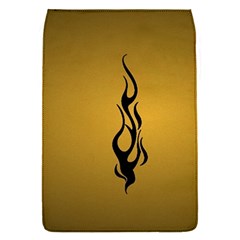 Flame Black, Golden Background Flap Covers (s)  by picsaspassion