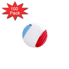 Tricolor Banner France 1  Mini Magnets (100 Pack) 