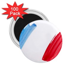 Tricolor Banner France 2 25  Magnets (100 Pack) 