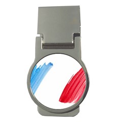 Tricolor Banner France Money Clips (round) 