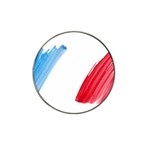 Tricolor banner france Hat Clip Ball Marker Front