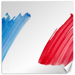 Tricolor Banner France Canvas 12  X 12  