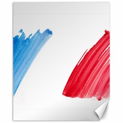 Tricolor Banner France Canvas 16  X 20   by picsaspassion