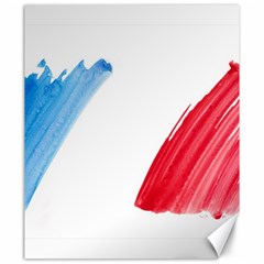 Tricolor Banner France Canvas 20  X 24  