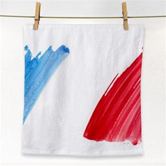 Tricolor Banner France Face Towel