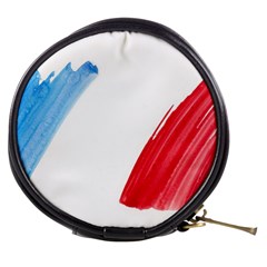 Tricolor Banner France Mini Makeup Bags by picsaspassion