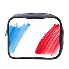 Tricolor Banner France Mini Toiletries Bag 2-side